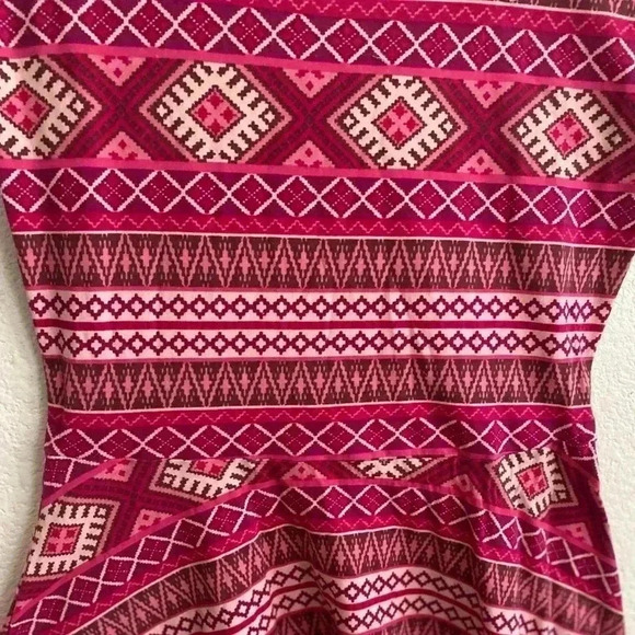 🆕Girls Back Cut Out Skater Pink Dress 14🆕 - Picture 4 of 7